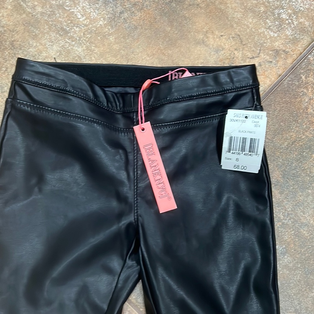 Blank NYC leather pants sz 8